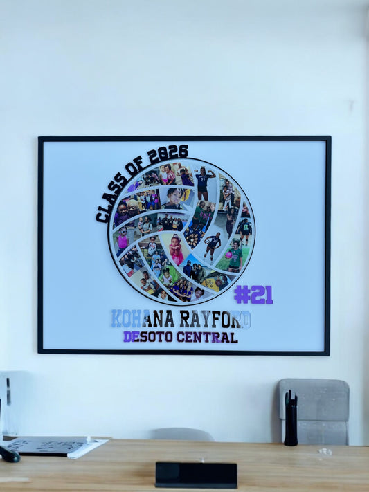 Acrylic Sports Photo Collage