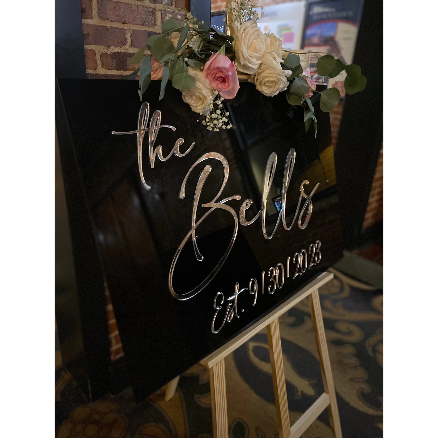 Custom Acrylic Welcome Sign