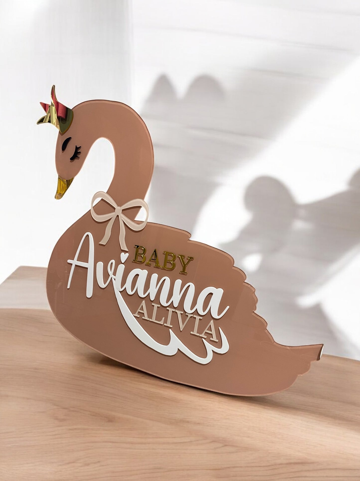 Swan Welcome Sign