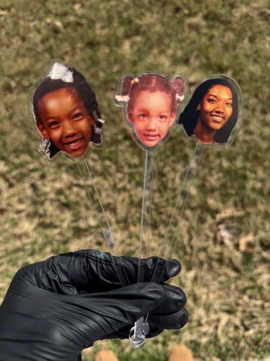 Printed Face Stir Sticks