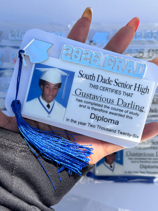 Grad Mini Diploma Favor