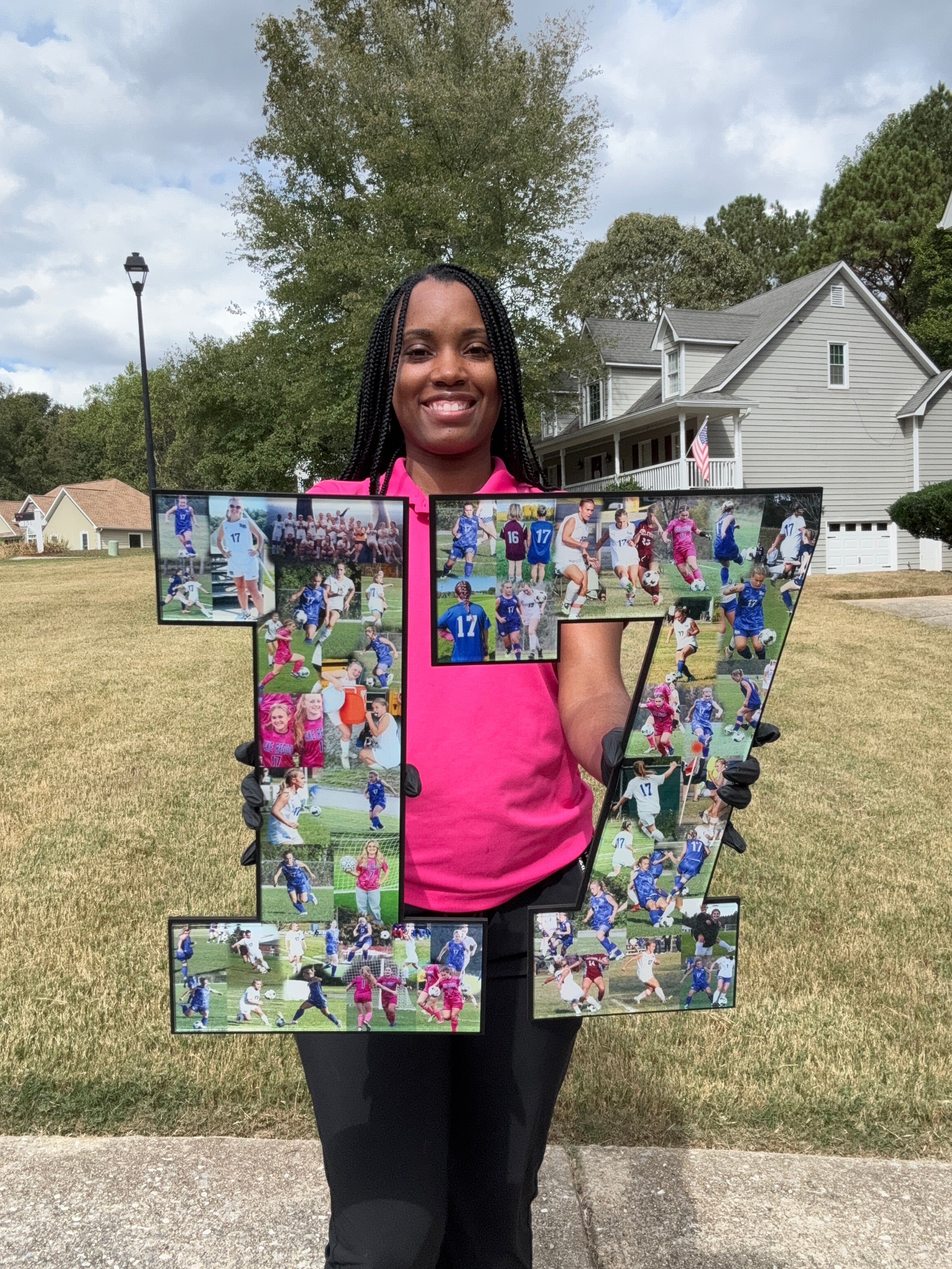 Number Photo Collage Keepsake