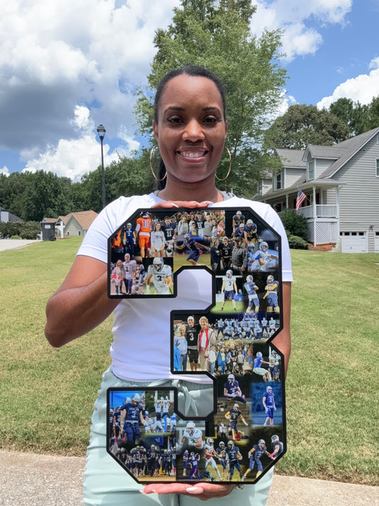 Number Photo Collage Keepsake