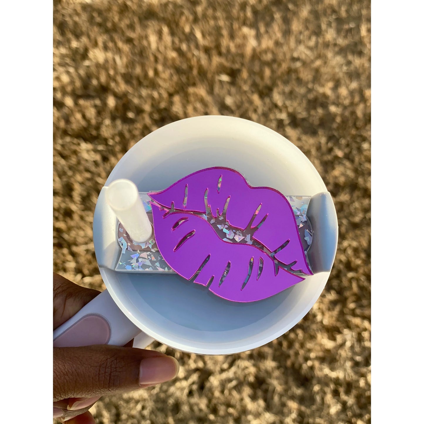 Lover Lips Cup Topper