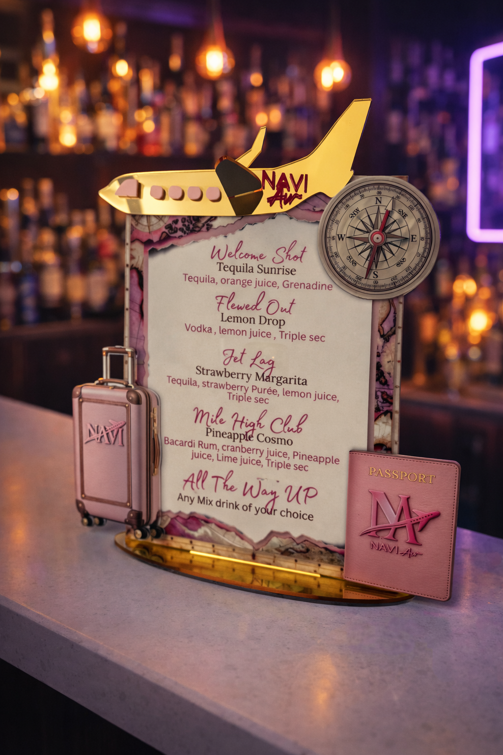 Travel Themed Signage