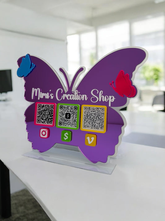 Custom Acrylic Scan Sign