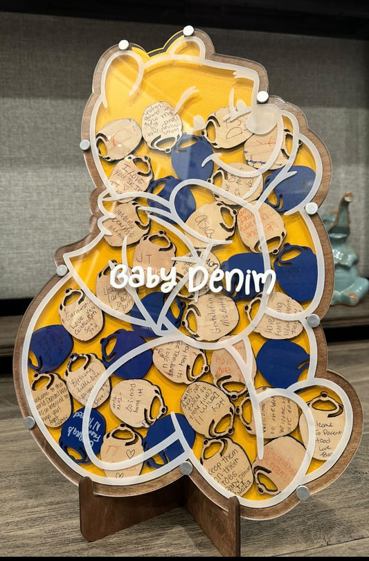 Pooh Bear Signable Guestbook