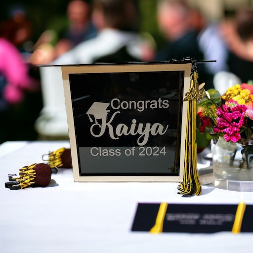 grad hat card box Graduation Hat Card Box