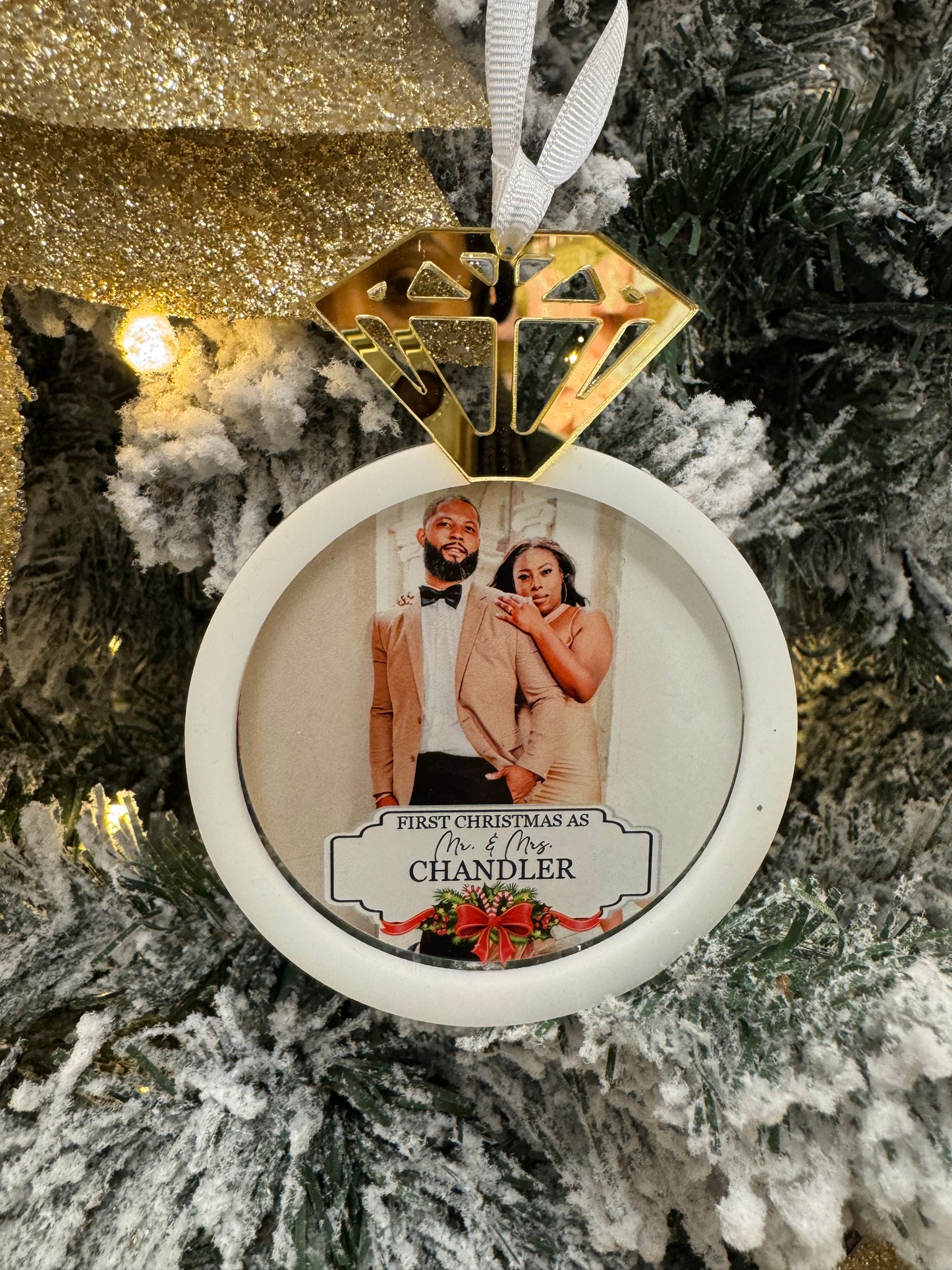 Wedding Ring Ornament