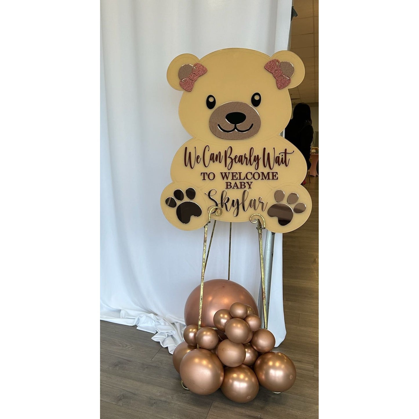 Custom Bear Welcome Sign