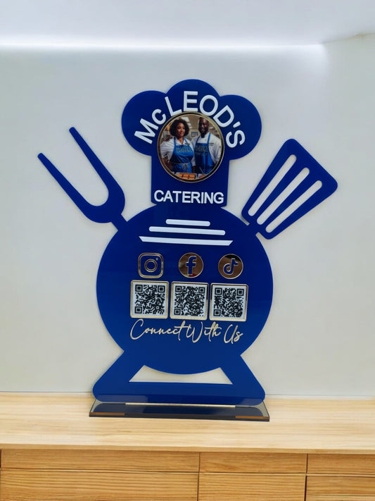 Custom Acrylic Scan Sign