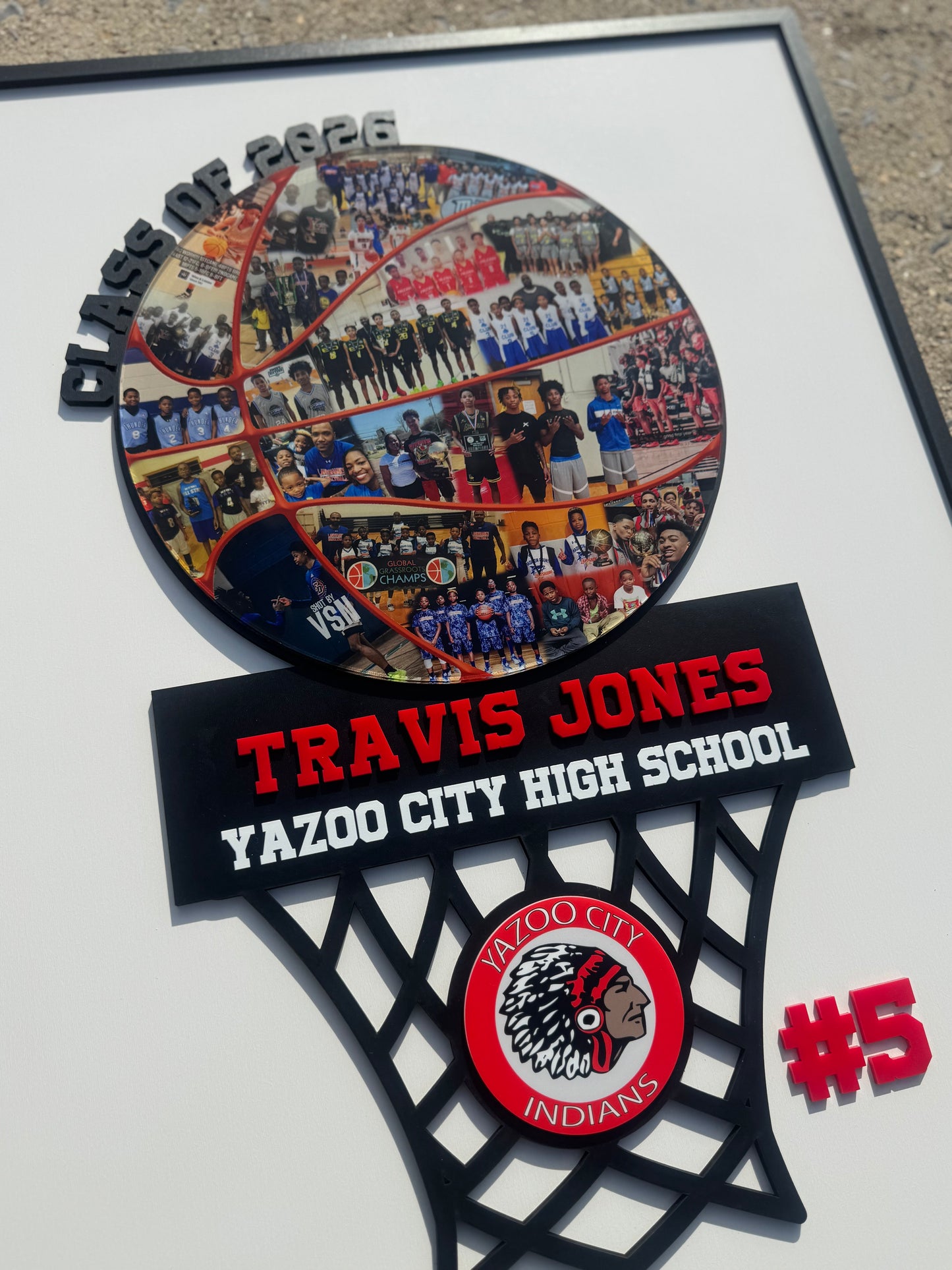 Acrylic Sports Photo Collage