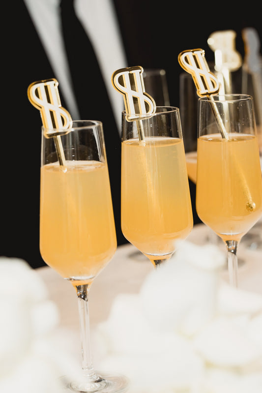 Custom Acrylic Drink Stirrers | Personalized Cocktail & Champagne Sticks