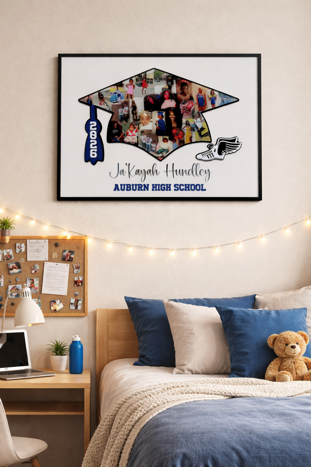 Grad Hat Photo Collage Keepsake