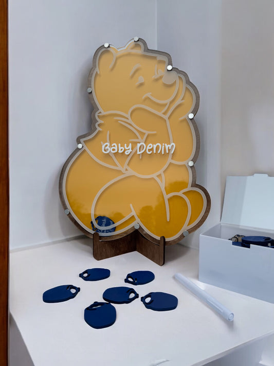 Pooh Bear Signable Guestbook