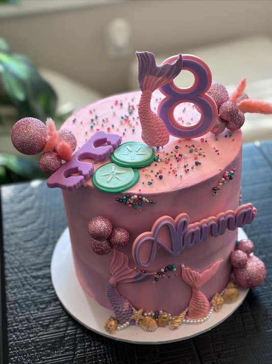 Custom Name Acrylic Cake Charm