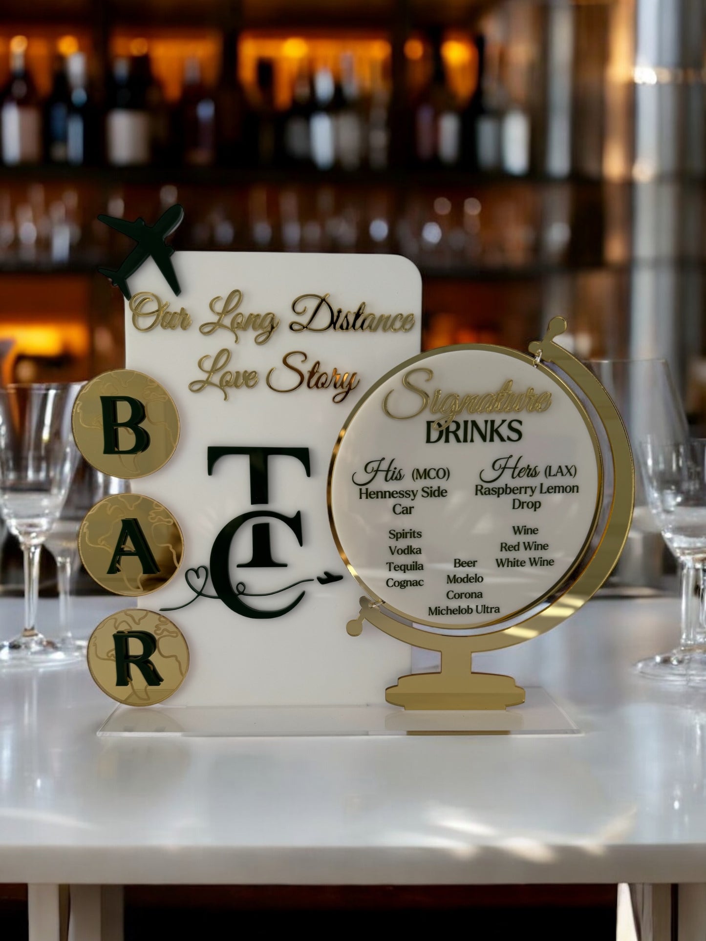 Globe Signature Bar Menu