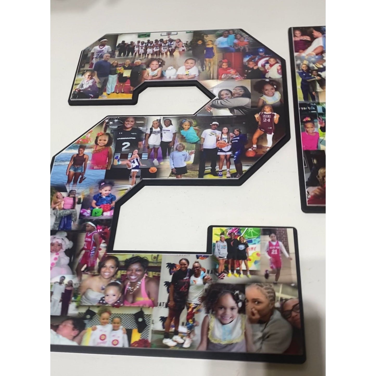 Number Photo Collage Keepsake