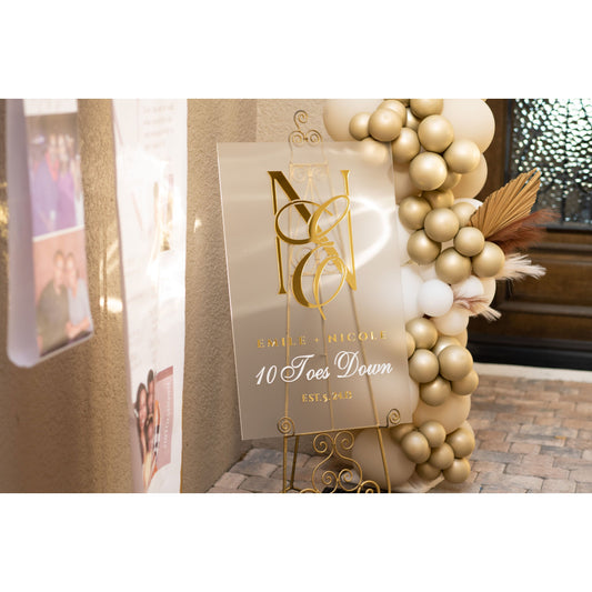 Custom Acrylic Welcome Sign