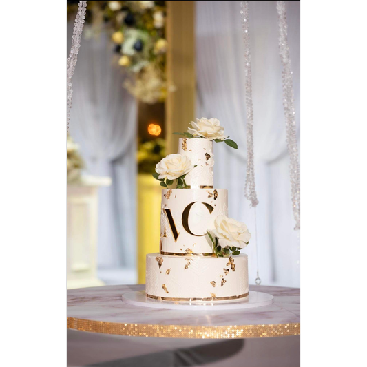 Personalized Monogram Cake Charm