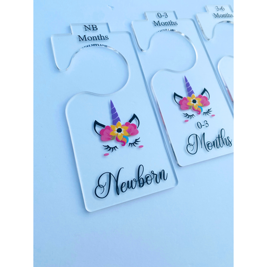 Unicorn Baby Closet Divider