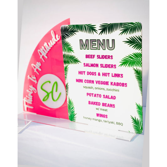 Double Layer Custom Bar Menu