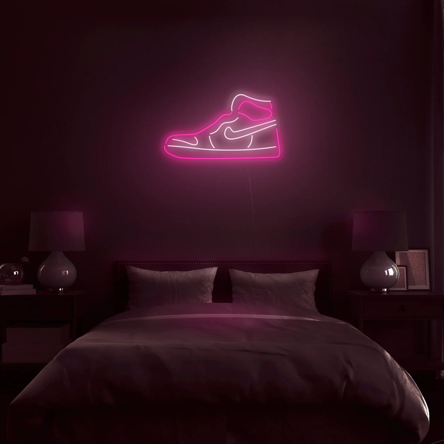 Retro High Top Shoe LED Neon Light