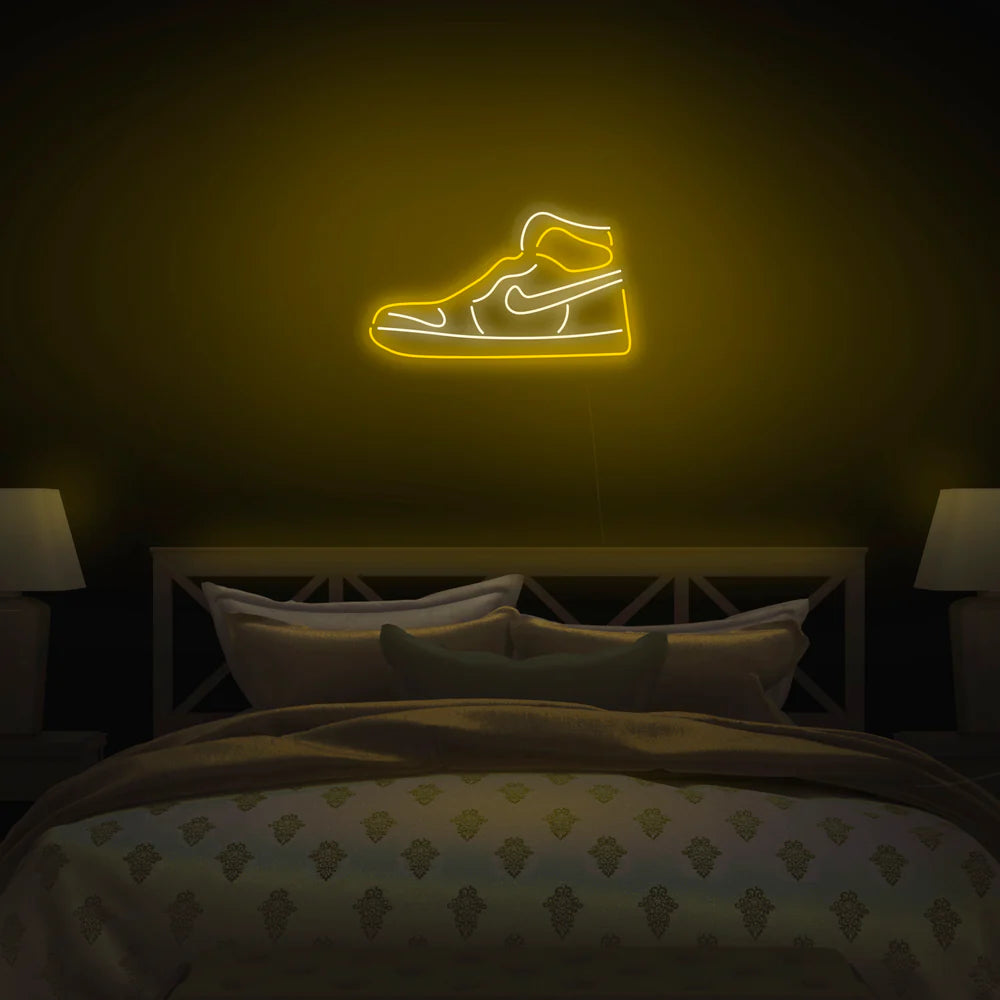 Retro High Top Shoe LED Neon Light