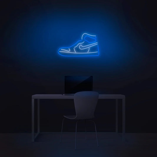 Retro High Top Shoe LED Neon Light